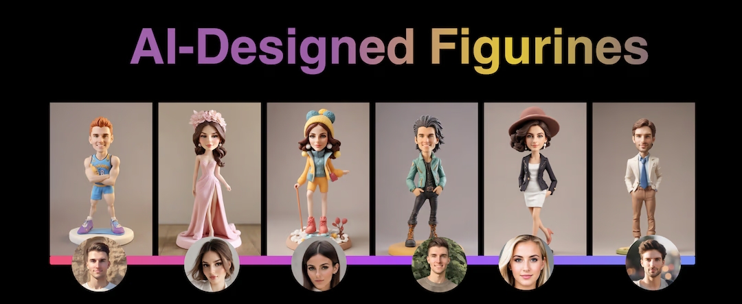  AI-Designed Figurines