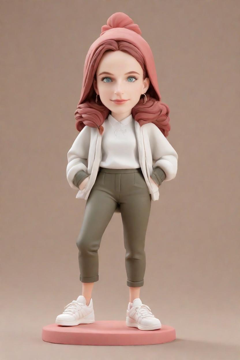 Spotlight on Casual Couture: Discovering the Bobblehead Trend in Casual Wear,She's Got That Casual Look! Unboxing My Mini-Me Bobblehead in a Stylish Sweater