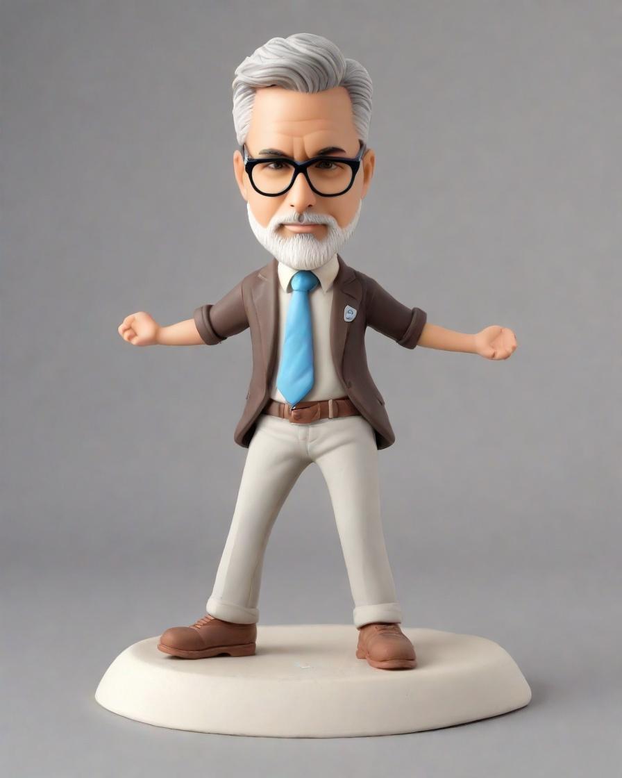 The Silver-Haired Orator: A Coffee-Colored Tale of Business Executive Bobbleheads,My Mini-Me Moment: Unboxing the Ultimate Business Executive Figurine