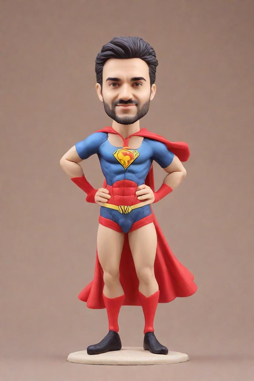 Unleash Your Inner Hero with a Custom Superhero Bobblehead,He's Not Just a Dad, He's a Super Dad: A Bobblehead Tribute