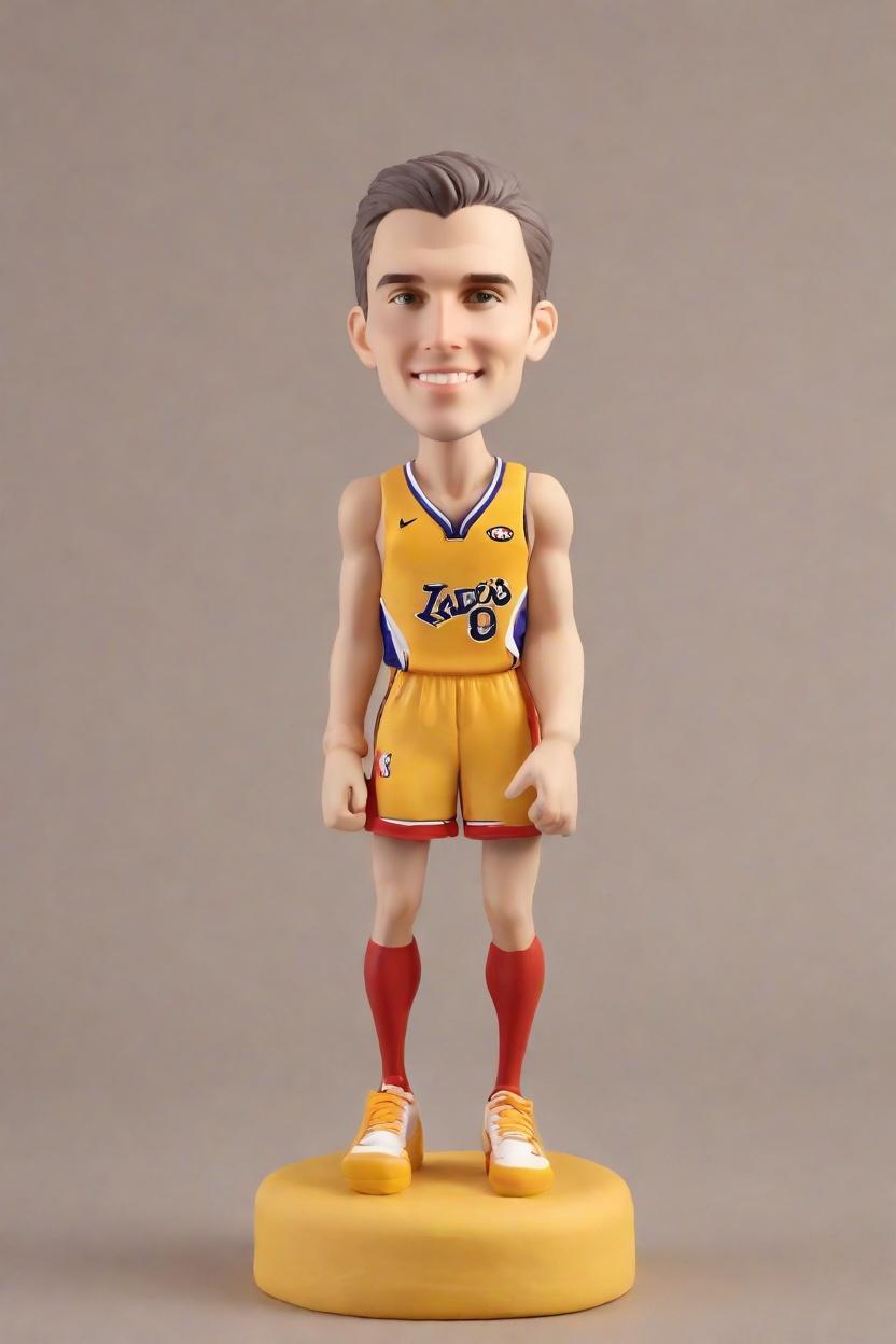 Discovering the Trendy Fitness Bobblehead: A Reporter's Eye on the Pulse of Creativity!,Skateboarding with a Donut: A Fitness Enthusiast's Mini-Me Adventure!