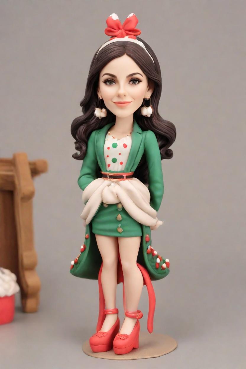 A Christmas Gift That Keeps on Giving: The Joy of a Customized Bobblehead,My Mini-Me in a Green Dress and Red Boots: A Christmas Wonderland Adventure