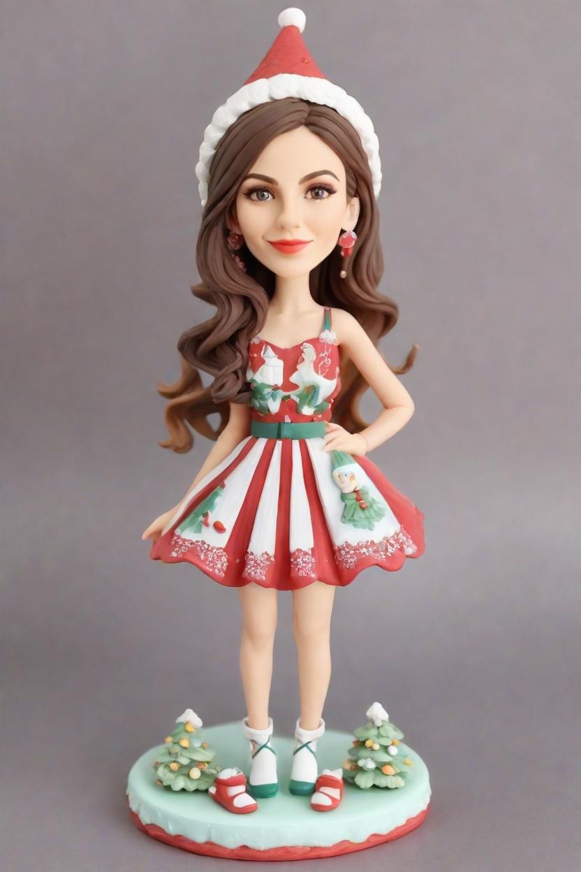 Fashion Meets Fun: Discovering the Trendy Bobblehead Craze Among Gift Enthusiasts,My Enchanting Christmas Bobblehead: A Personalized Mini-Me for the Holidays