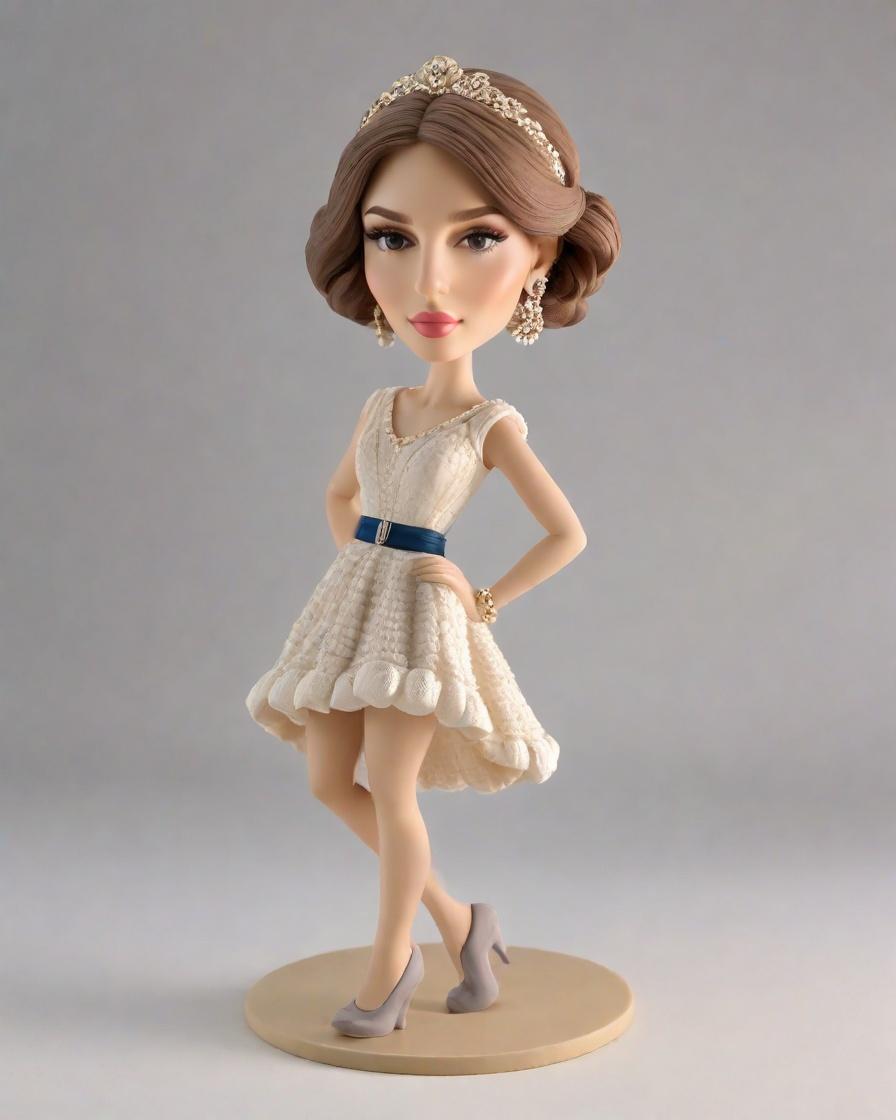 Fashion-Forward Figurines: Discovering the Trendy Blue Suit Mini-Mes for Valentine's Day,He Said, She Said: Our Blue Suit Bobbleheads Made Our Valentine's Day Unforgettable
