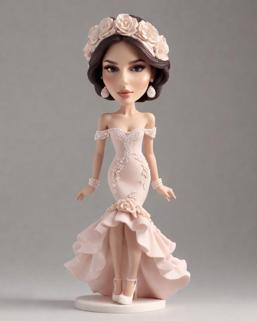 Spotlight on Style: How a Bobblehead Figurine Became the New It-Girl's Must-Have,She Dazzled in Pink at the Party: A Mini-Me Figurine That Captured the Night