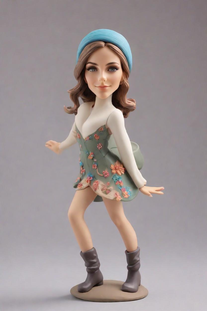 Crafting the Wilderness: A Bobblehead Artist's Journey Through Nature's Playground,She's a Trail Boss with a Bobblehead Twist: A Social Media Adventurer's Tale