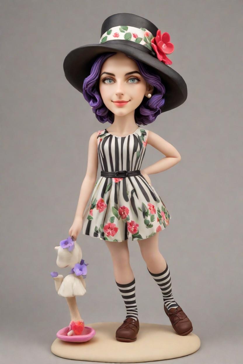 Custom Cheeky Chic Bobblehead,She Created Her Cheeky Chic Bobblehead Doll!