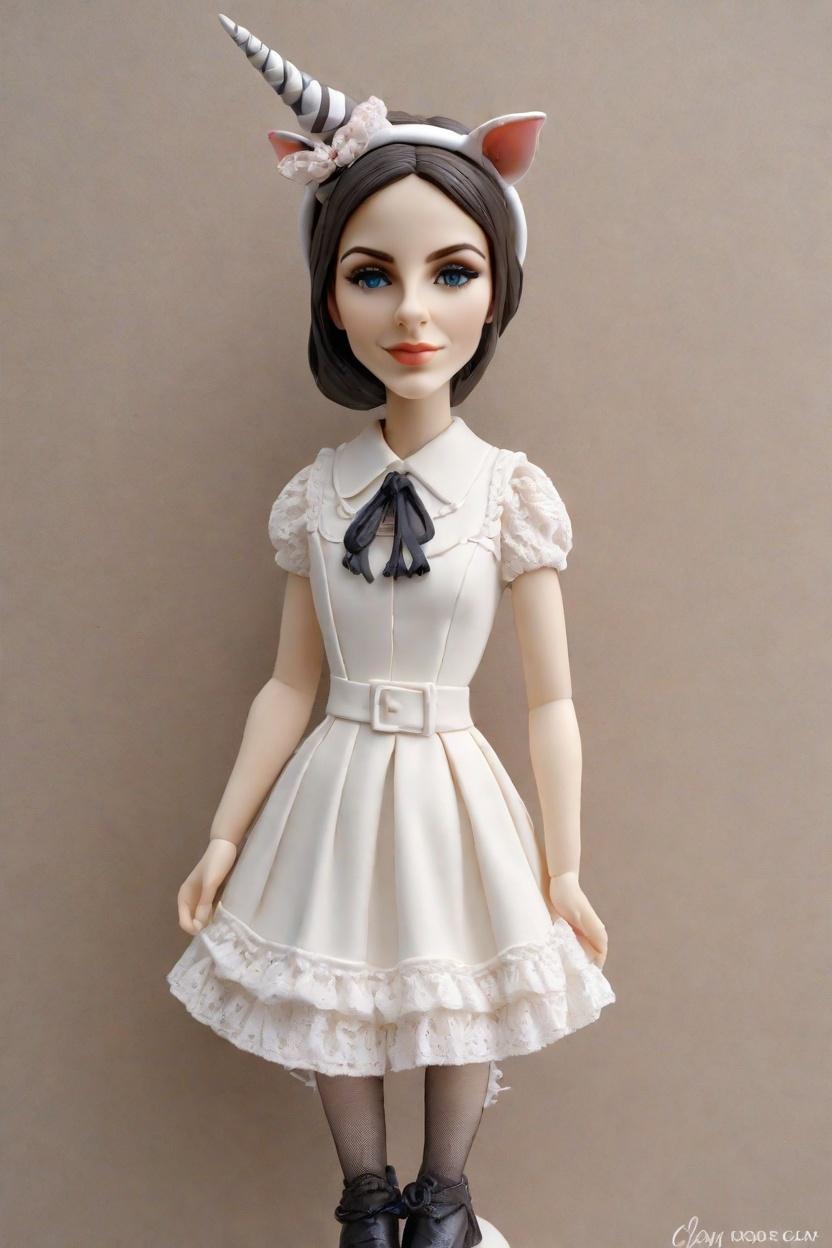Custom Enchanted Pensive Bobblehead,She Created Her Own Enchanted Bobblehead! 🌟