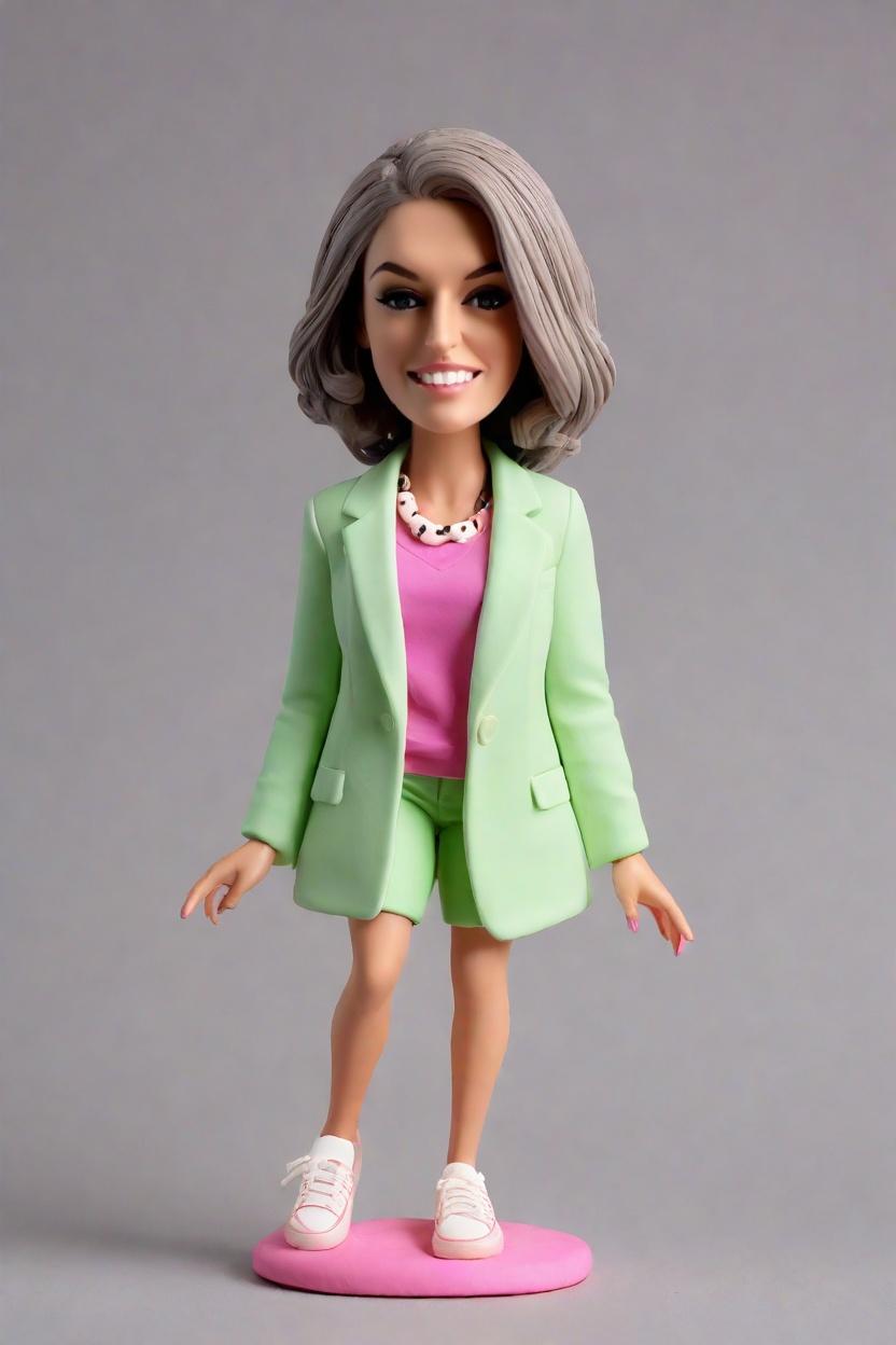 Custom Sassy Style Bobblehead,She's Unleashing Her Sassy Side with a Bobblehead!