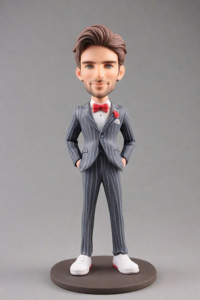 Discovering the Ultimate Personalized Gift: A Stylish Executive Bobblehead for the Modern Maverick,My Mini-Me in a Pinstripe Suit: A Confident Stride Through the Corporate Jungle