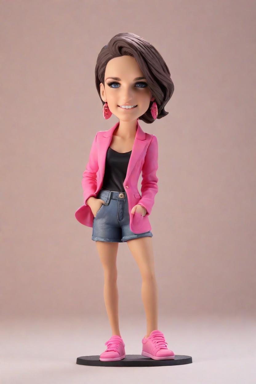 custom Recognition Achievement bobblehead,She's Unstoppable: Make Your Own Bobblehead Doll