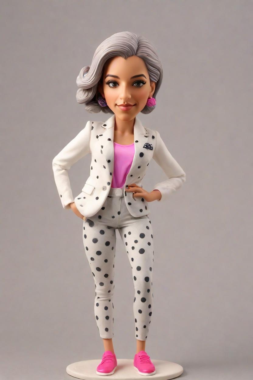 Trend Alert: Chic Blazer Bobblehead Dolls Take the Fashion World by Storm,Unveiling My Chic Bobblehead: A Confidently Standing Figurine Doll Adventure