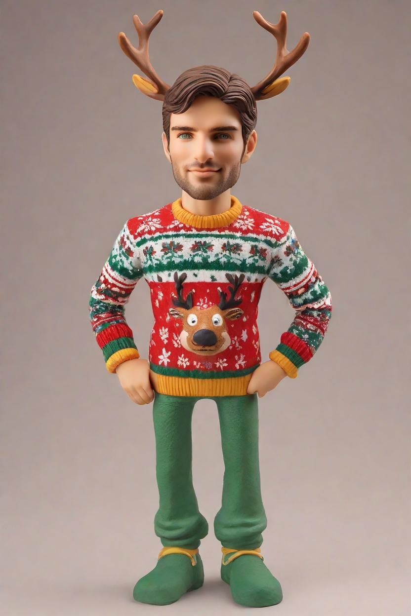 Spotlight on Creativity: The Rise of Bobblehead Dolls as the Ultimate Holiday Statement Piece,Unwrapping the Perfect Xmas Gift: How I Created My Own Bobblehead Doll as the Ugly Sweater Champion