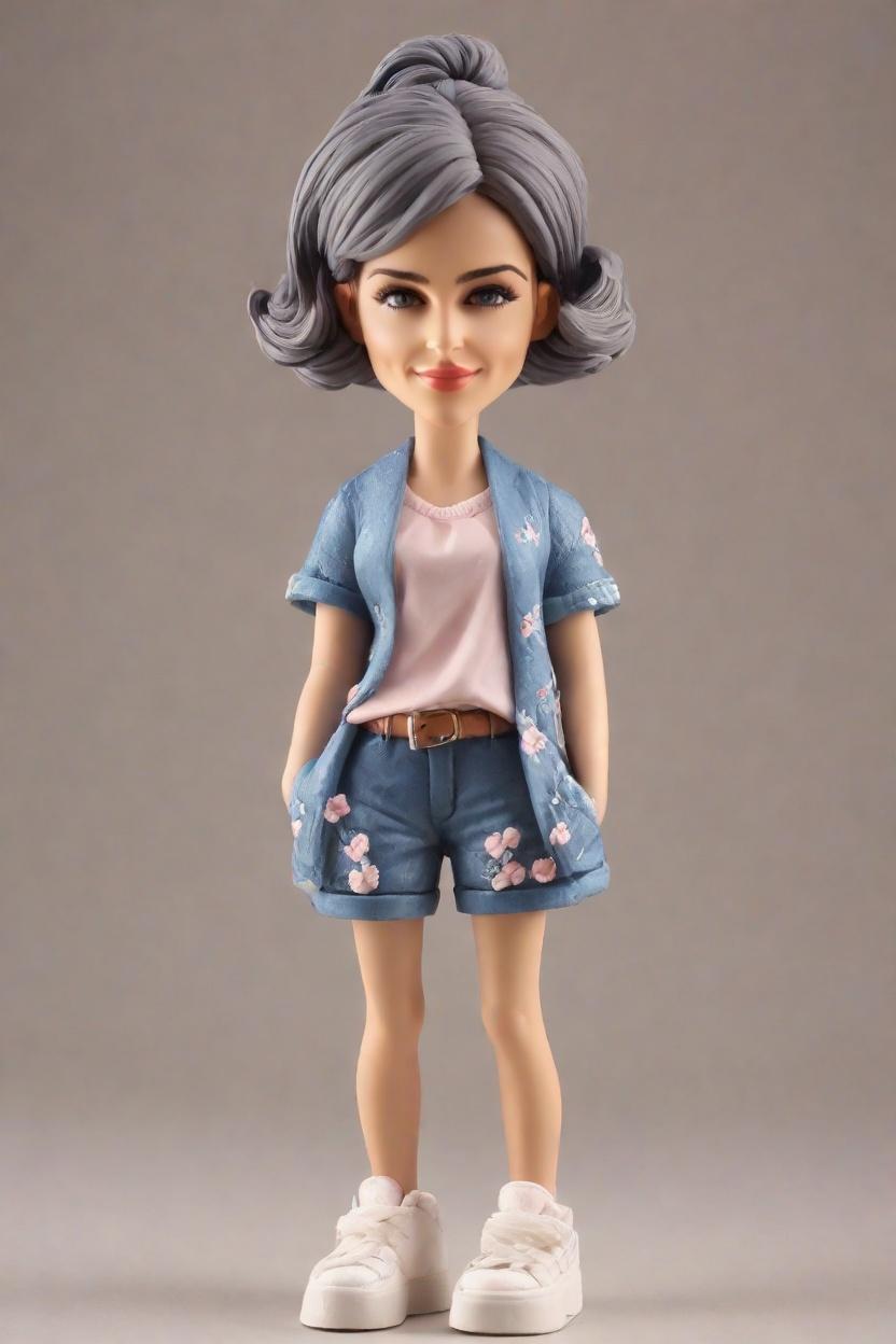Custom Father's Day Playful Bobblehead,She Just Created Her Dad’s Fun Bobblehead!
