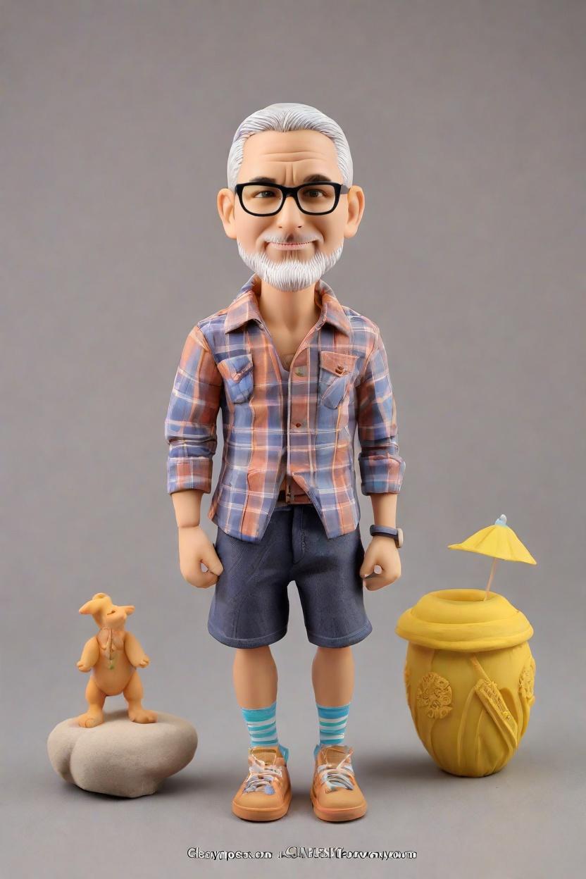 Casual Fun Custom Bobblehead,He Just Created His Own Playful Wink Bobblehead!