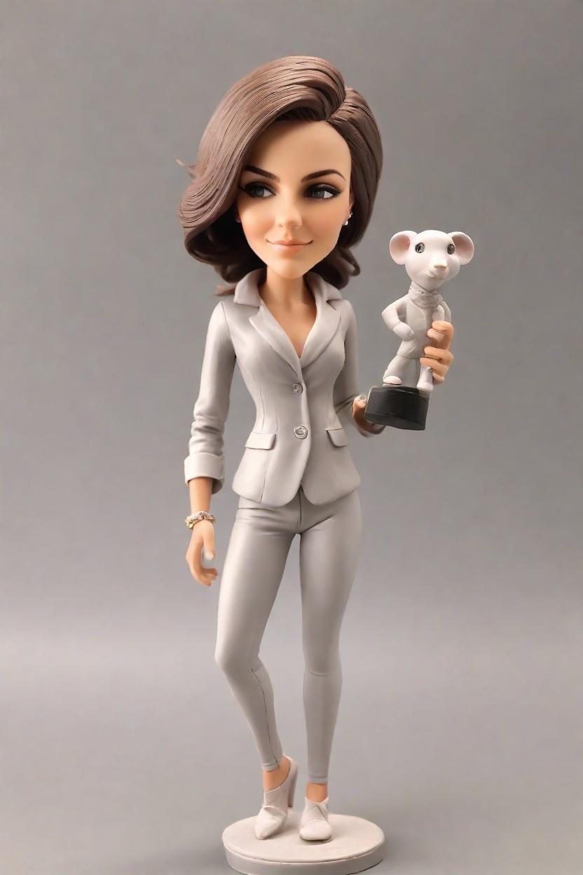 Fusing Sporty Chic with Bobblehead Art: A Fashionable Twist on Traditional Trophies,Meet My New Bestie: Creating My Own Confident Bobblehead Doll in High Heels!