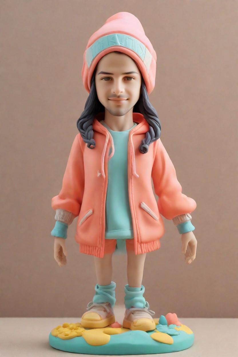 Custom Warrior Yoga Bobblehead,John's Epic Yoga Pose Bobblehead Adventure
