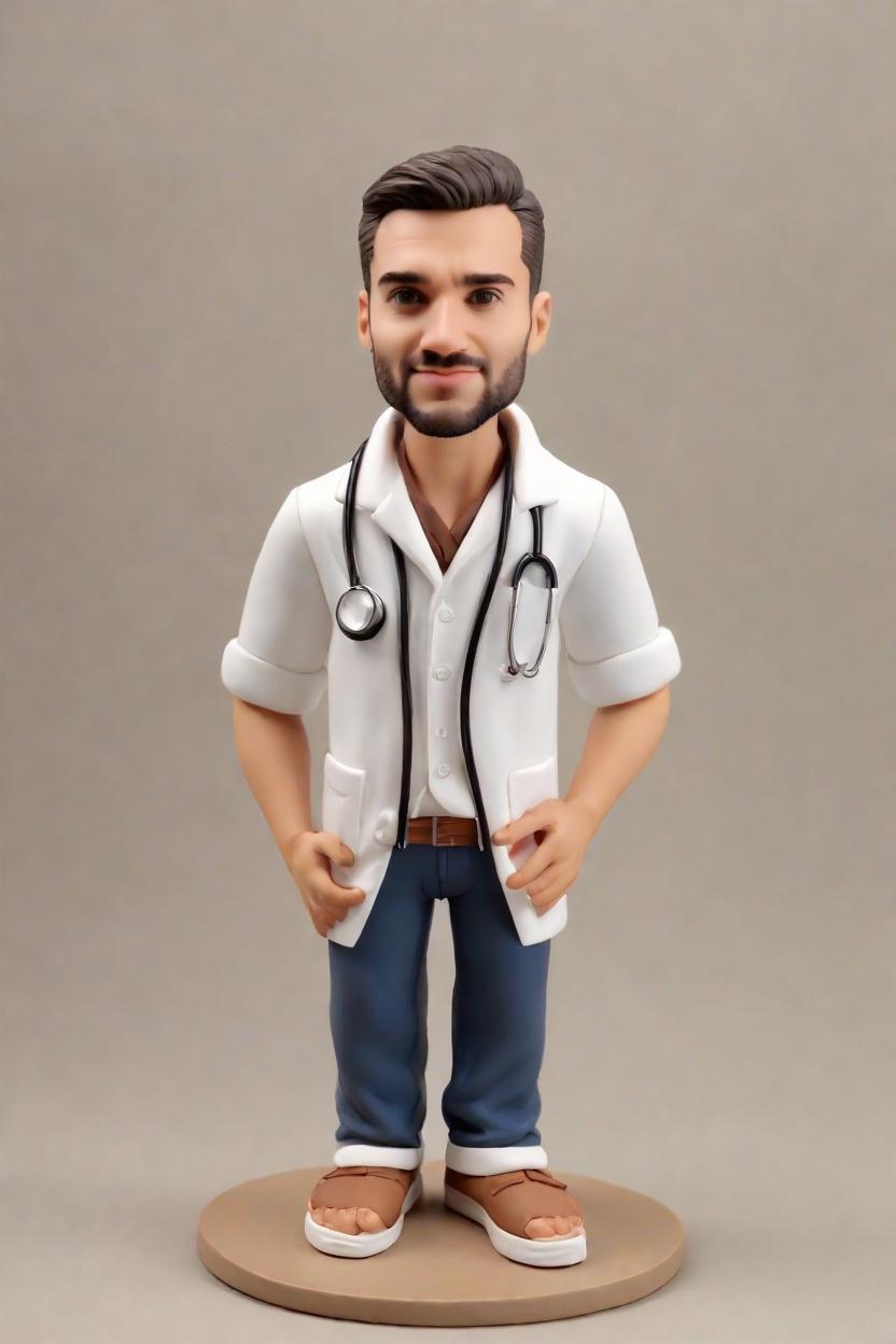 Custom Doctor Casual Bobblehead,John Shares His Quirky Doctor Bobblehead Creation