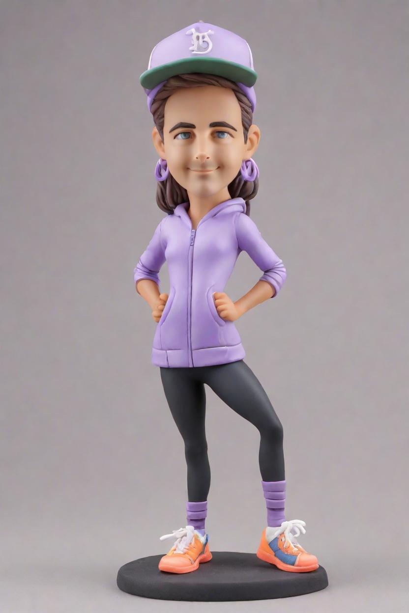 Custom Cheerleader Dynamic Bobblehead,He Made His Own Cheerleading Bobblehead! 🏈