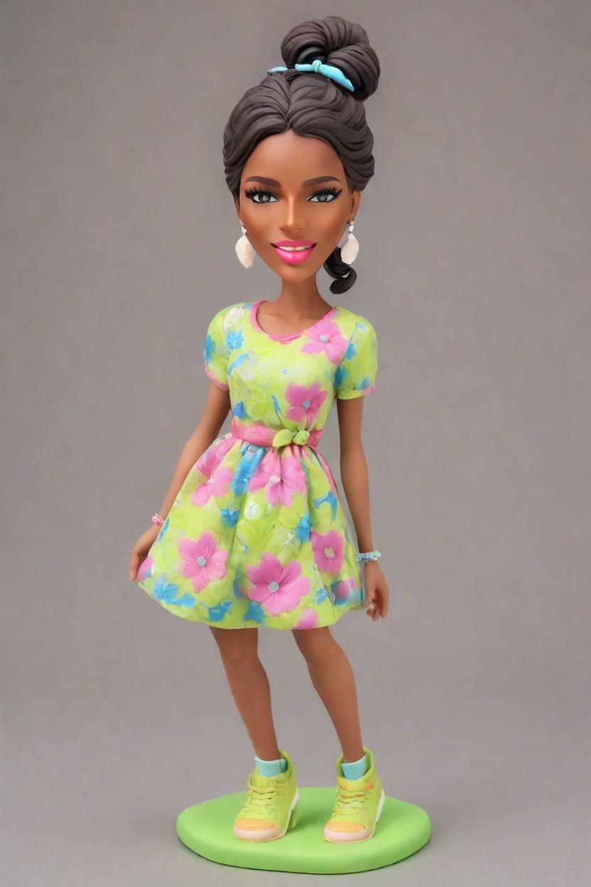 Trend Alert: Custom Bobblehead Dolls are the New Fashion Statement,Unleash Your Inner Diva: Create Your Own Winking Bobblehead Doll in a Floral Dress