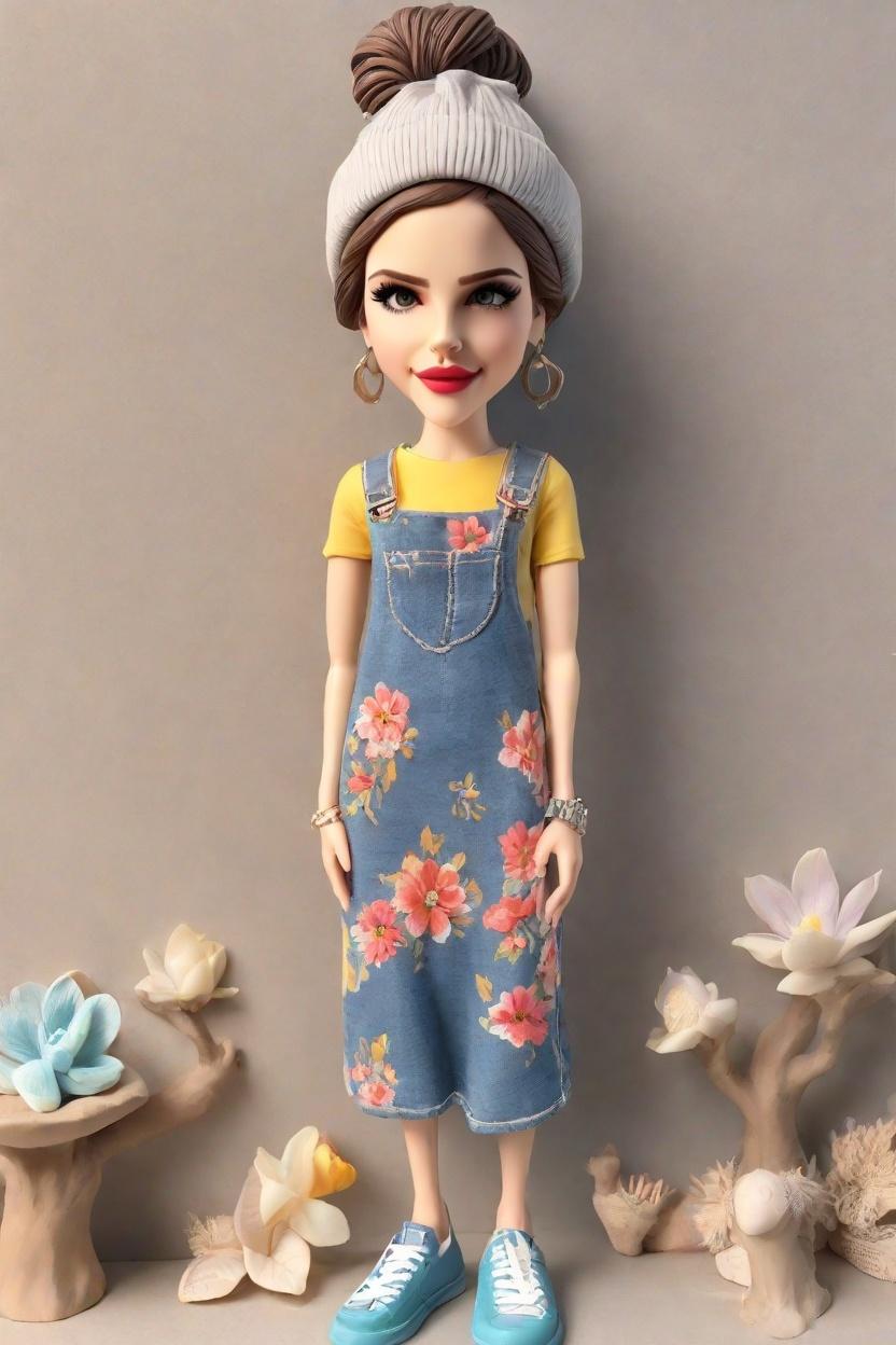Discovering the Art of Bobbleheads: A Trendy Twist on Traditional Figurines,She Leaned Casually, Smirked Quirky, and Made a Mini-Me Bobblehead