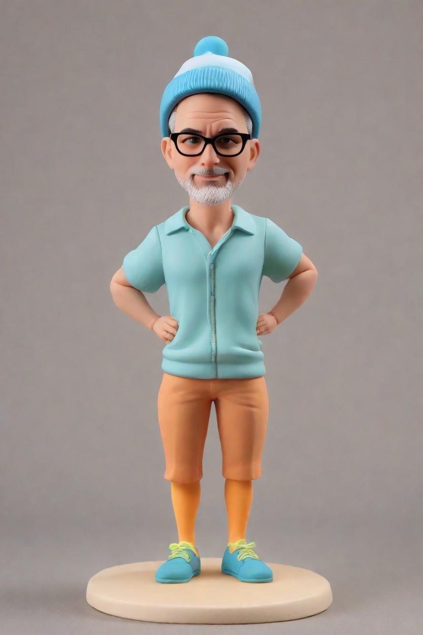 Dynamic Sportsman Custom Bobblehead,He Made His Own Dynamic Bobblehead!