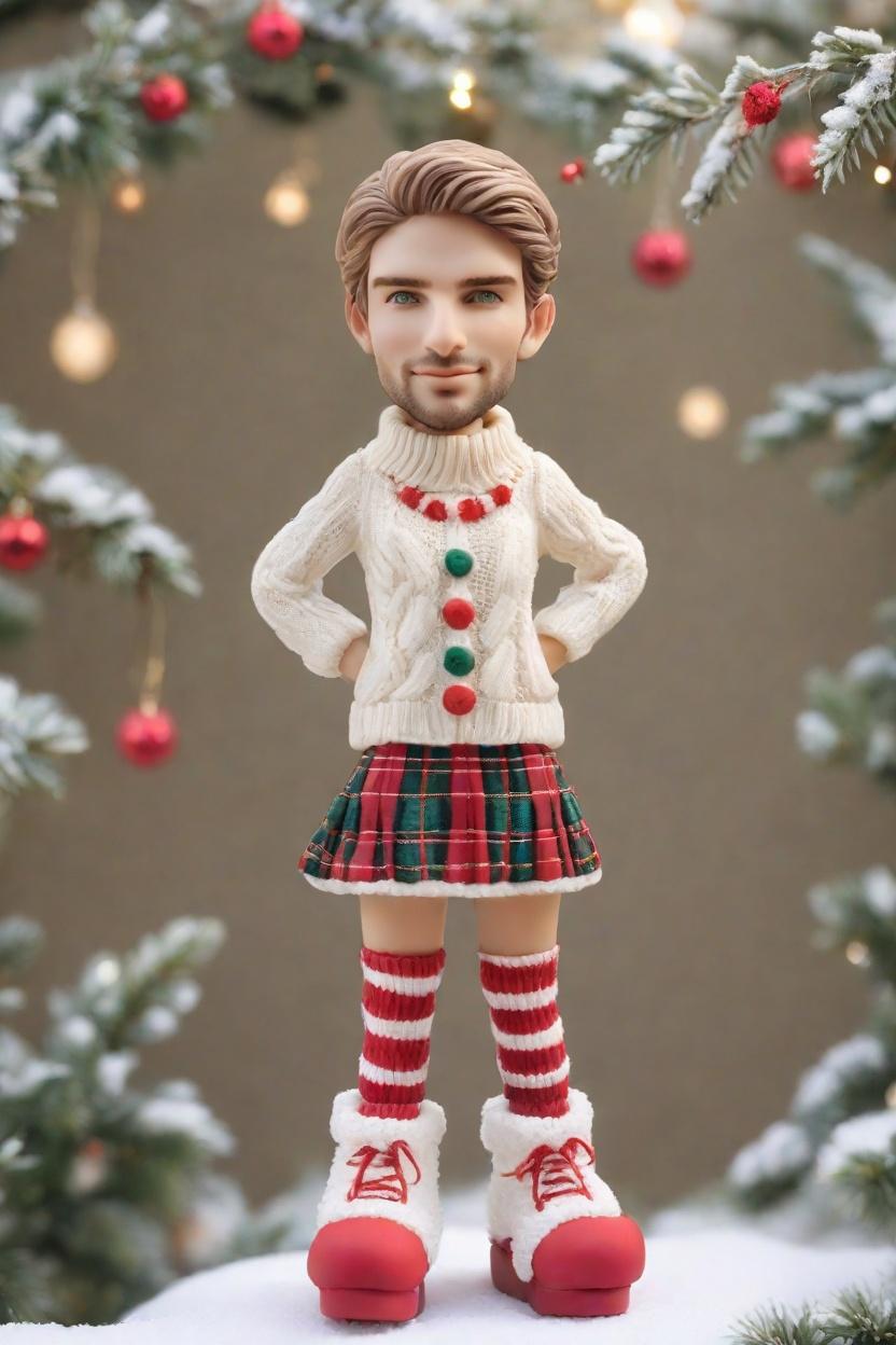 Custom Christmas Classic Bobblehead,John Shares His Joy: Make Your Own Bobblehead Doll