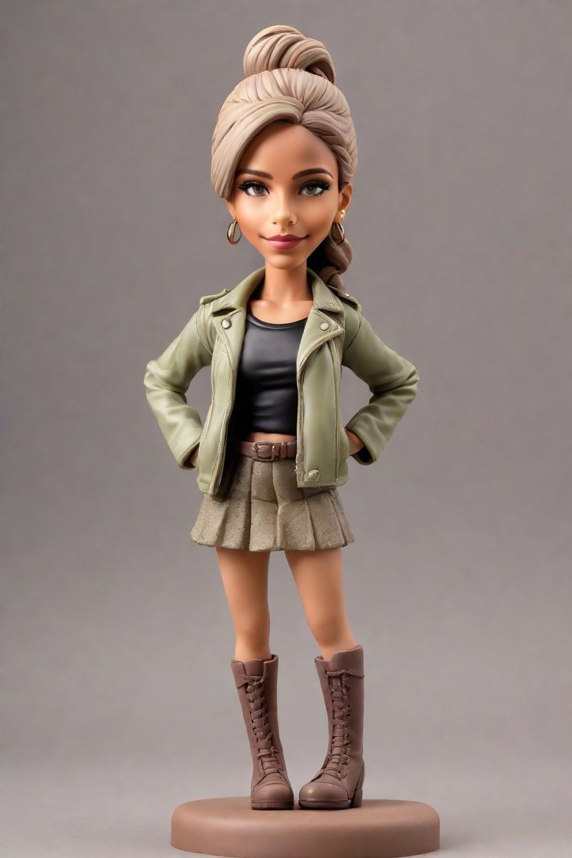 Custom Empowerment Edgy Bobblehead,She Made Her Own Edgy Bobblehead Doll!
