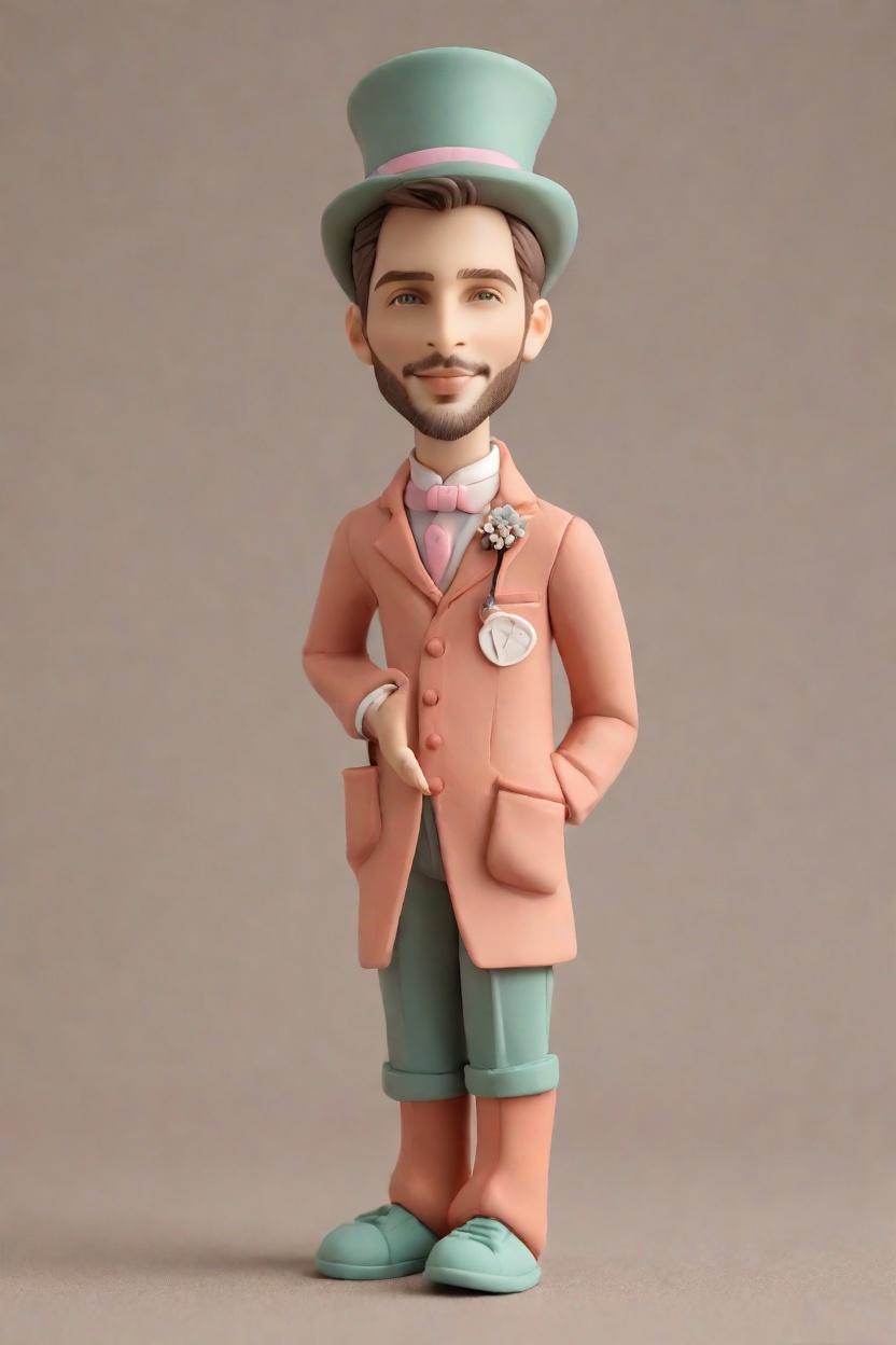 Custom Medical Fun Bobblehead,He Made His Own Playful Doctor Bobblehead!