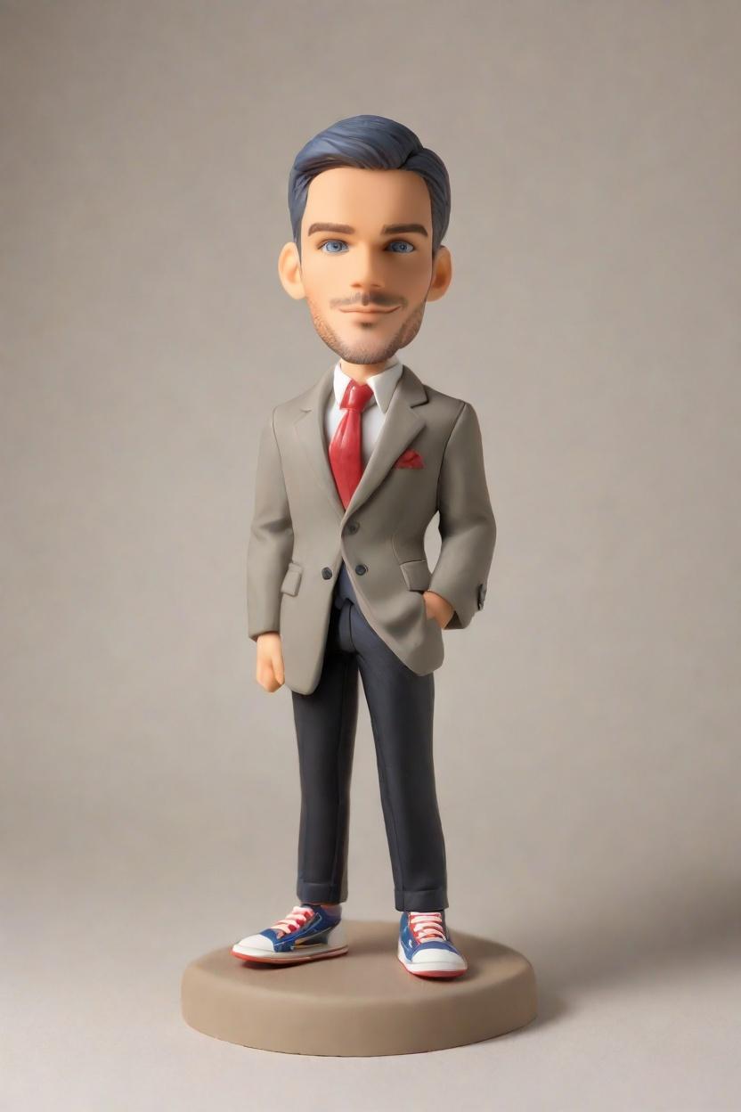 custom Graduation Hero bobblehead,He Created His Own Superhero Graduation Bobblehead!