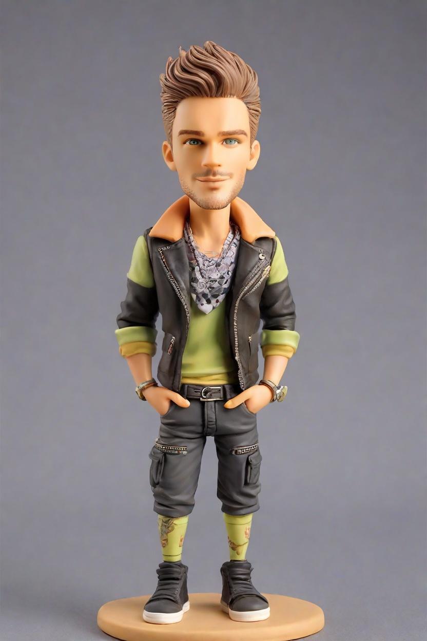 Custom Punk-Inspired Bobblehead,John Shares His Unique Bobblehead Creation