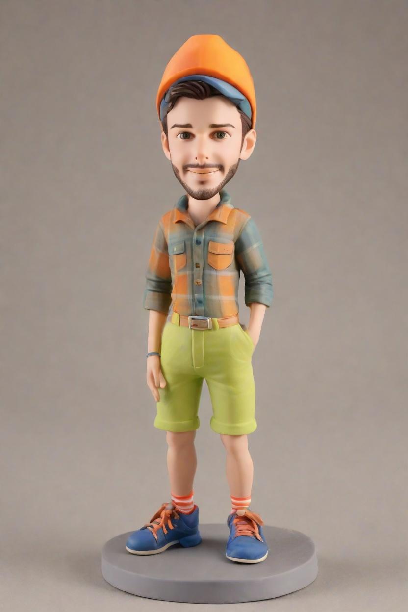 Personalized Custom Bobbleheads: The Ultimate Fan's Game Day Companion,Meet 'Batting Bob' - My New Playful Sidekick, Custom Bobblehead Doll!