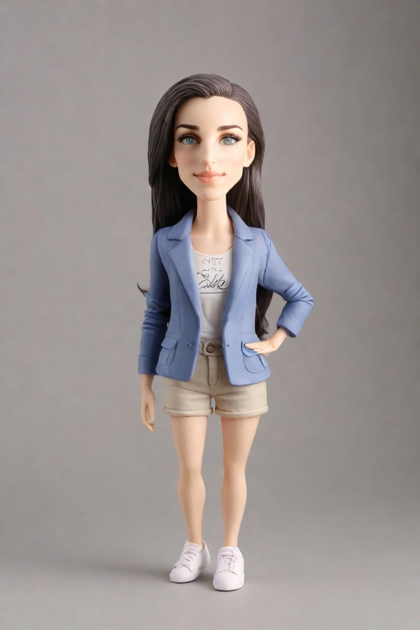 custom Entrepreneur Chic bobblehead,She Created Her Own Chic Entrepreneur Bobblehead
