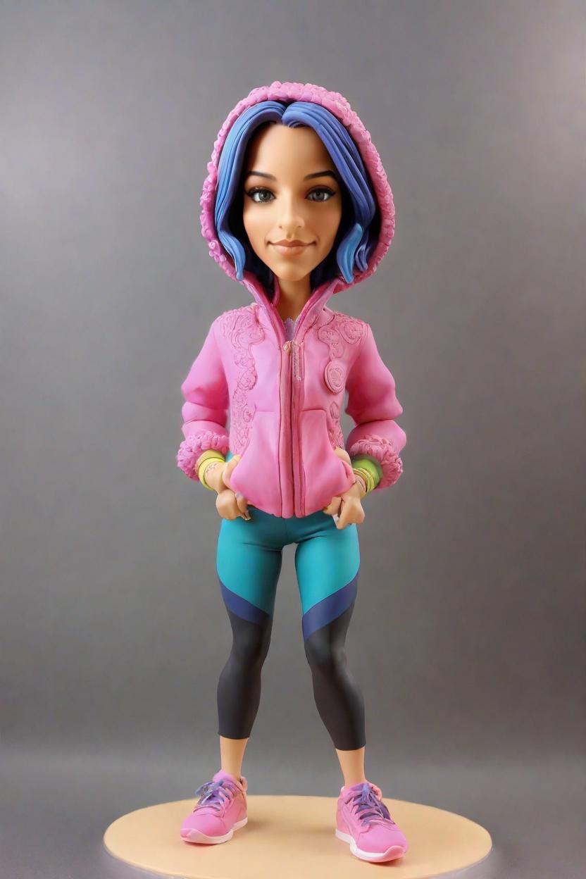 Custom Sports Heroine Bobblehead,She Created Her Dynamic Sprint Bobblehead!