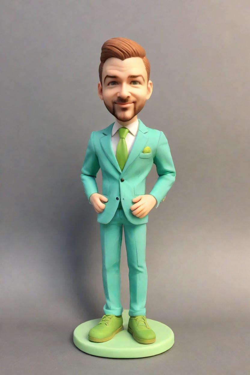 custom Sports Hero bobblehead,John's Epic Football Bobblehead Creation