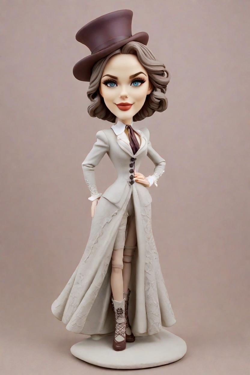 custom Heroic Author bobblehead,She Created Her Epic Author Bobblehead!