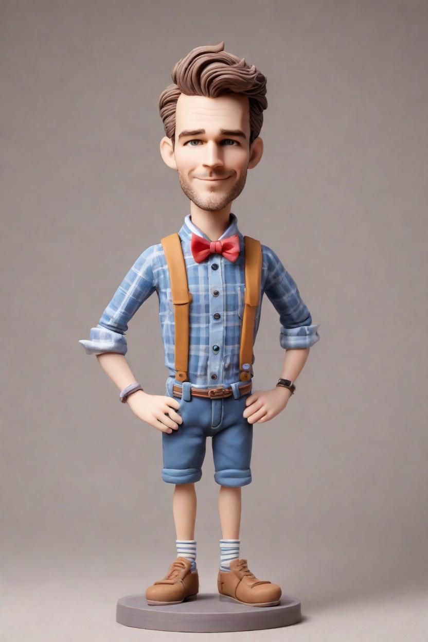 A Dad's Day Off: The Perfect Mini-Me Figurine for the Ultimate Dad,Dad's Got Swagger: Unboxing His Personalized Bobblehead Gift