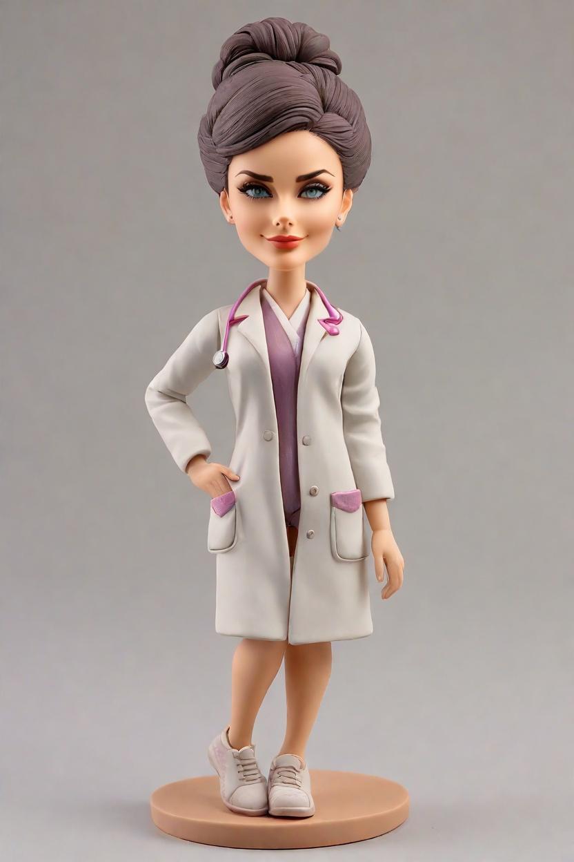 Discover the Trend: Custom Bobblehead Dolls as the New Fashion Statement for Nurses,Meet the Nurse Who Turned Her Scrubs into a Superhero Cape with a Custom Bobblehead Doll!
