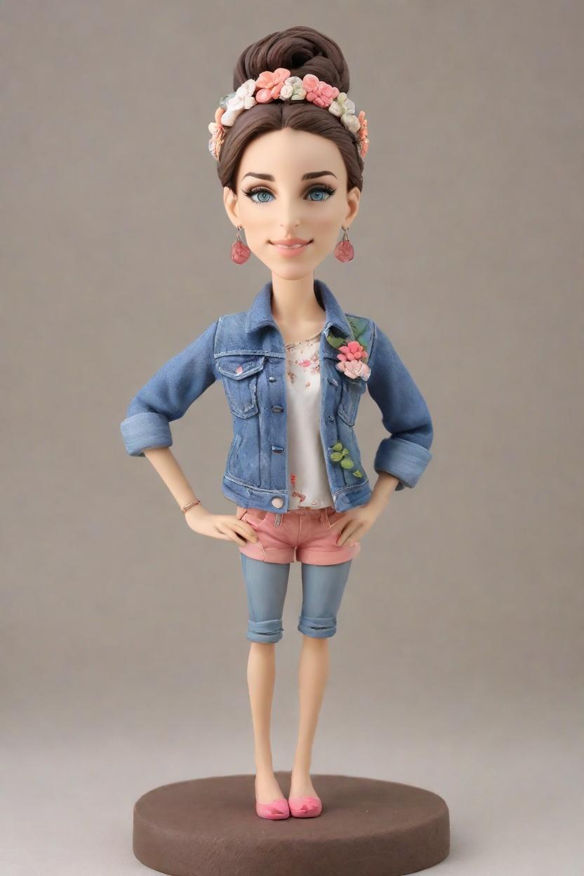 Custom Music Lover Bobblehead,She Created Her Ultimate Music Fest Bobblehead