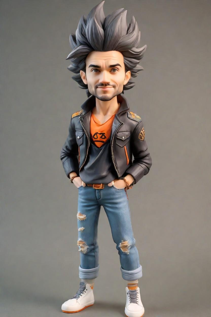 Custom Power Pose Bobblehead,John's Epic Dancer Bobblehead