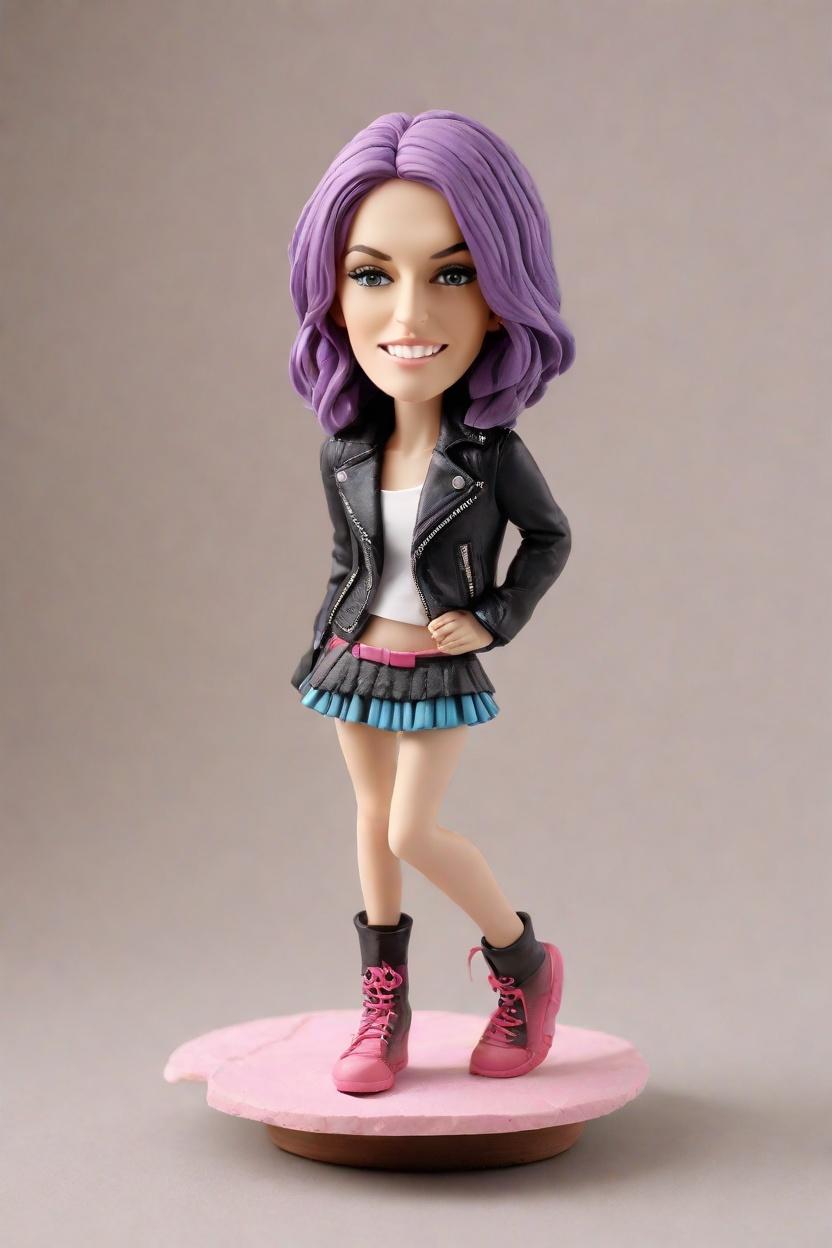 Custom Punk Rock Bobblehead,She's Got Swagger: Make Your Own Bobblehead Doll