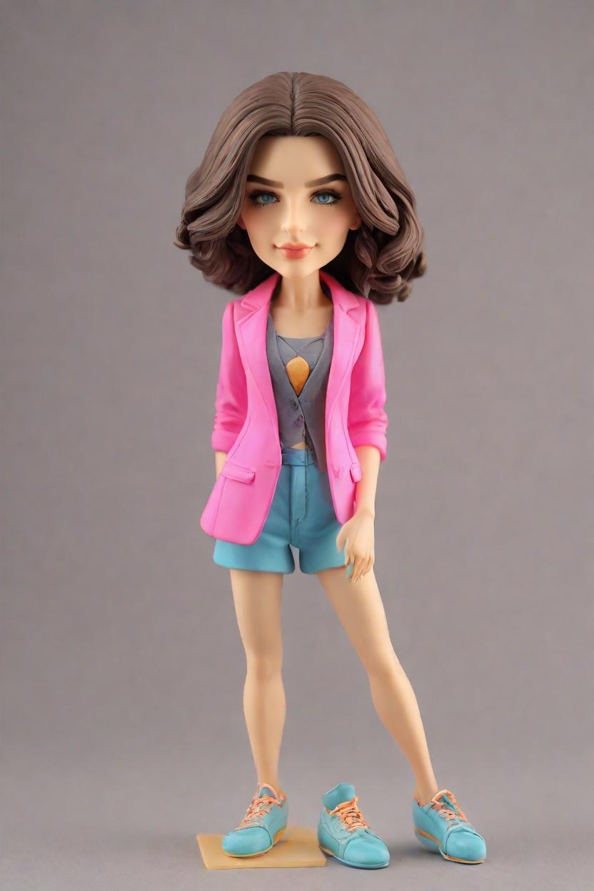 Custom Business Confidence Bobblehead,She Created Her Own Confident Businesswoman Bobblehead