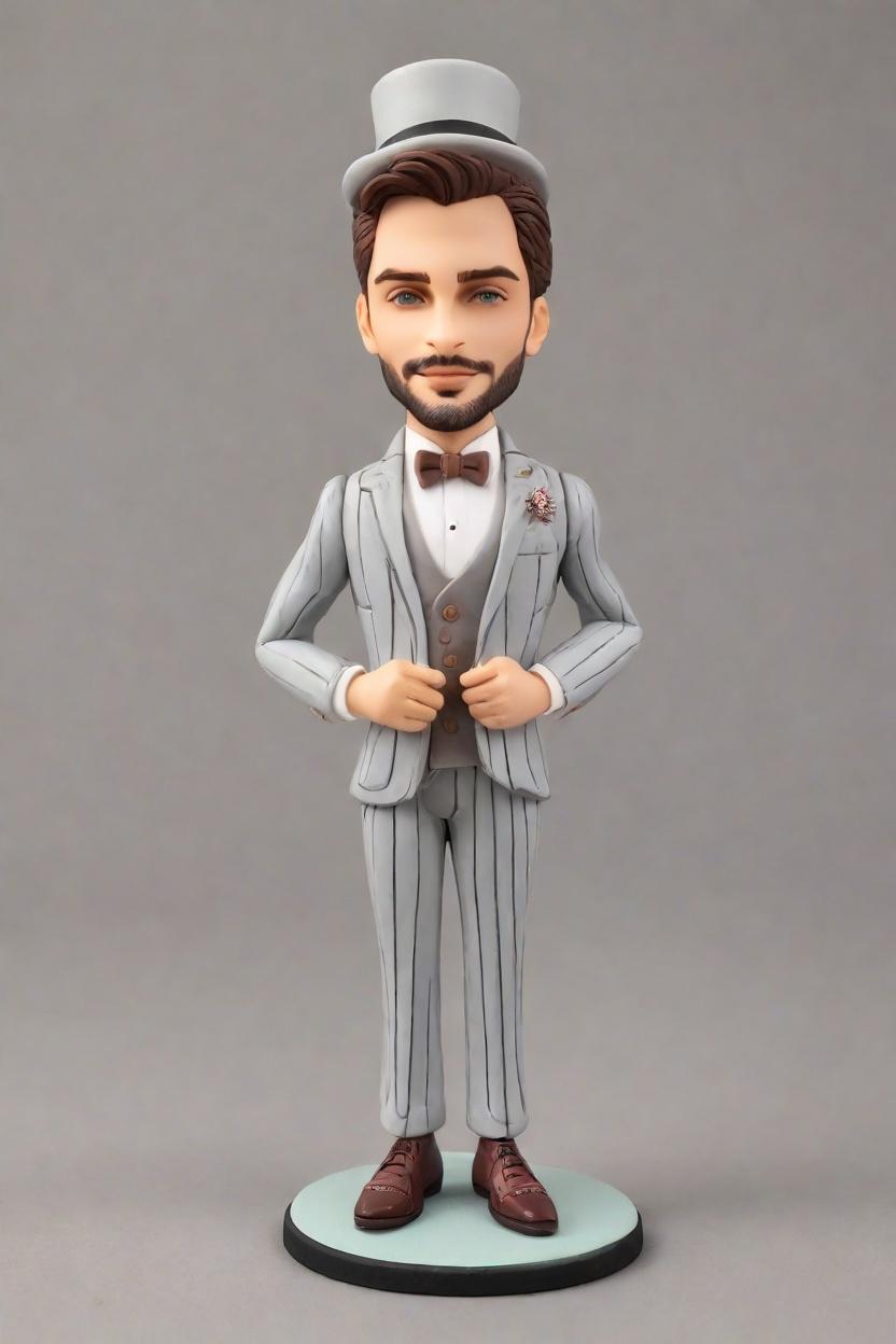 Custom Business Anniversary Confident Bobblehead,John Shares His Swagger with a Custom Bobblehead