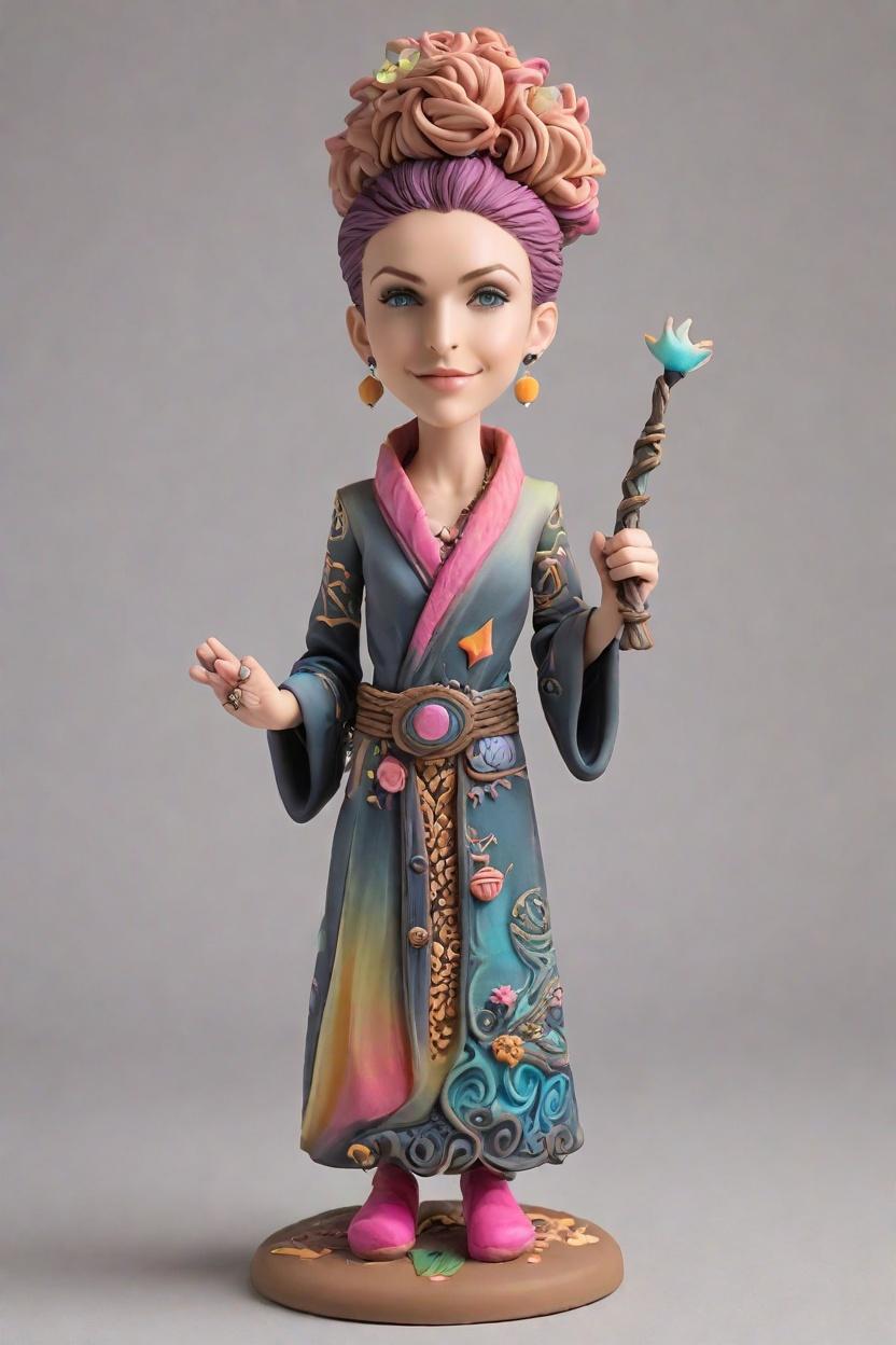 Custom Mystical Enchantment Bobblehead,She Created Her Own Punk-Inspired Mystic Bobblehead!