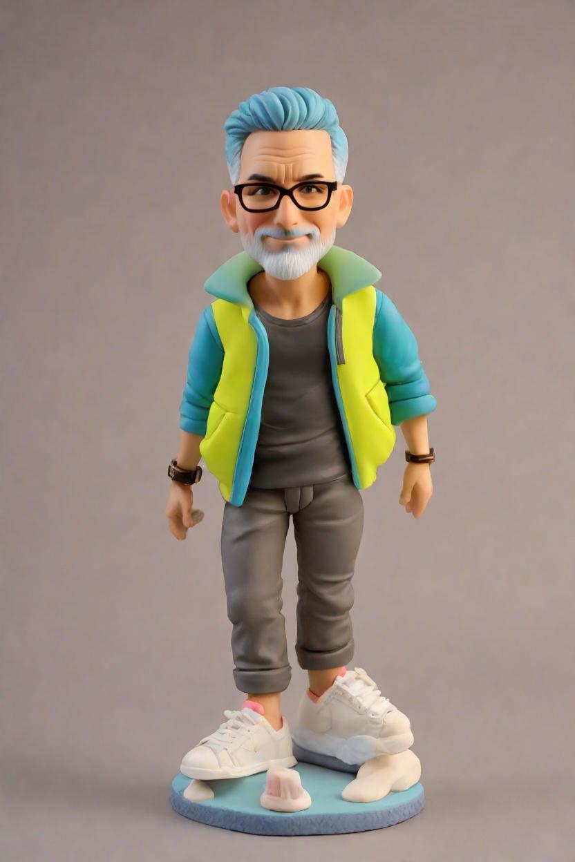 Casual Cool Custom Bobblehead,John's Epic Bobblehead Creation