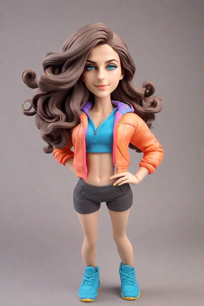 custom Athlete Celebration bobblehead Dynamic,She's Making Her Own Bobblehead Doll: The Ultimate Leap!
