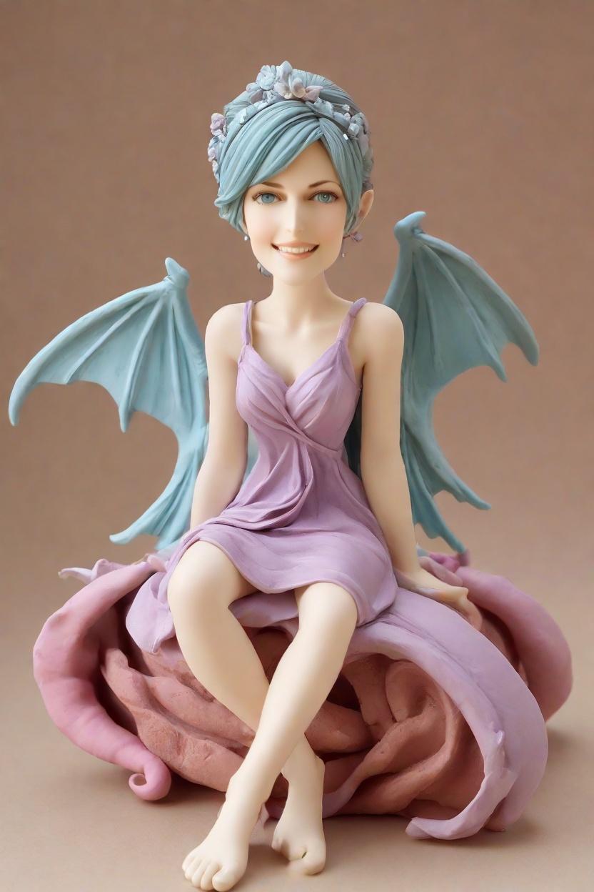 custom Enchanted Elegance bobblehead,She Created a Magical Bobblehead Doll!