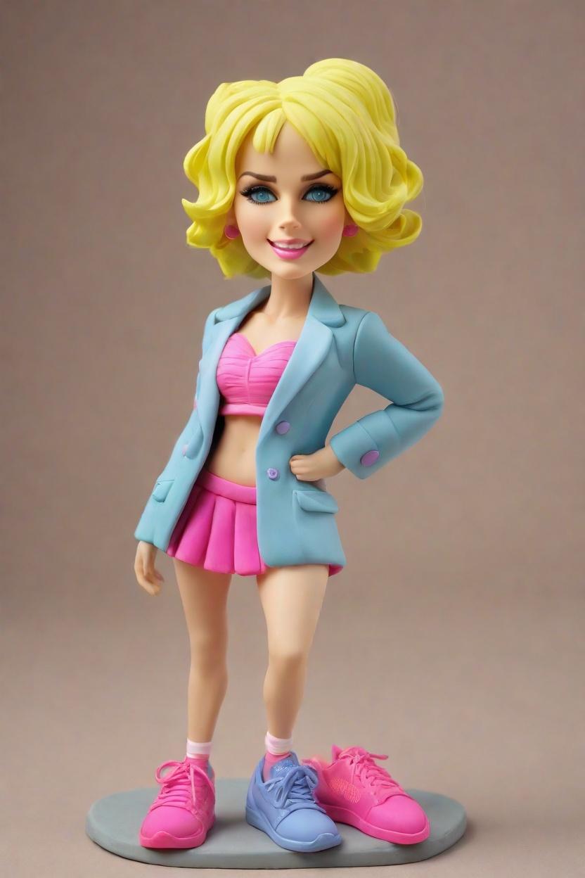 Personalized Custom Bobbleheads: The Neon Tutu Twist That’s Taking Over Birthdays,She Created Her Own Cheeky Neon Tutu Bobblehead Doll and It’s the Life of the Party!