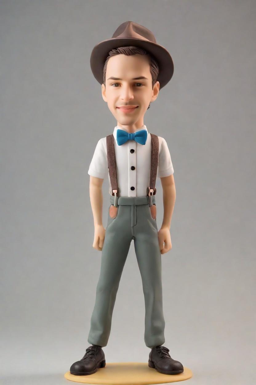 My Mini-Me Moment: A Personalized Bobblehead for Every Housewarming,He Winked at His New Home: A Cheeky Bobblehead Tale