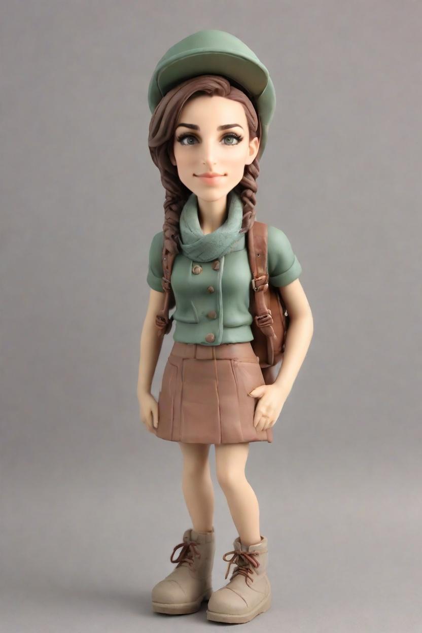 Discovering the Chic Backpacker: A Fashionable Figurine for the Wandering Soul,Traveling in Style: Unboxing My Custom Adventurer Bobblehead